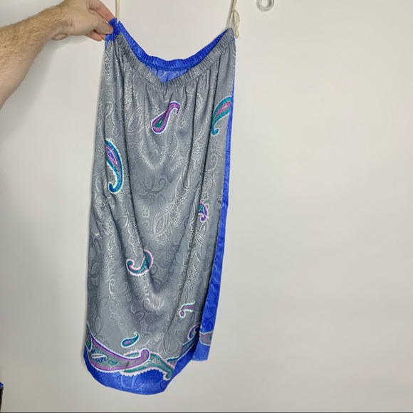 Vintage Paisley Hal Ferman by Donald Curtis Blouse and Skirt Outfit - Picture 3 of 11